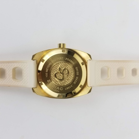 Women's Zodiac Seadragon ZO2900 Gold Watch - Picture 4 of 8